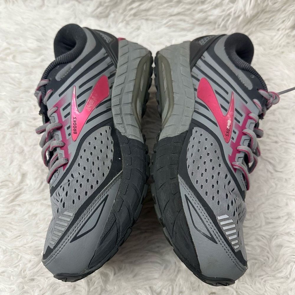 Brooks Ariel 18 Gray Pink Running Shoes Athletic Sneakers Women’s Size 10.5 M - Picture 3 of 10
